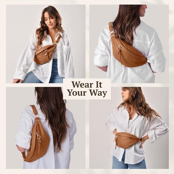 Anti Pickpocket Bag - RFID Crossbody Bag for Travel, Adjustable Strap Multiple C - Picture 5 of 9
